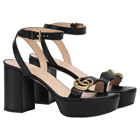 sandale gucci femme plateforme|gucci transparent sandals.